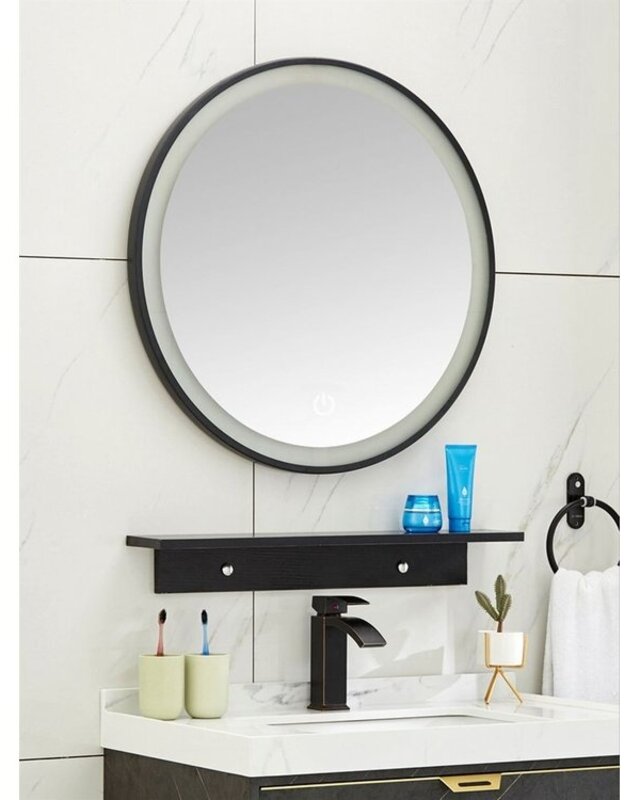 Rene Houtman Lista Nera Spiegel - 100 cm - Met LED verlichting