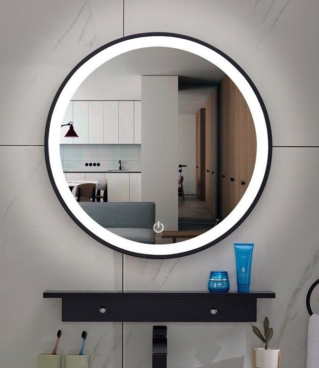 Rene Houtman Lista Nera Spiegel - 100 cm - Met LED verlichting