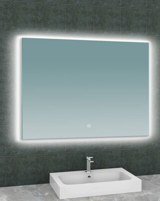 Wiesbaden Soul Spiegel - Met LED - 100 x 80 cm