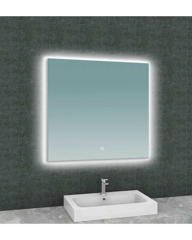 Wiesbaden Soul Spiegel - Met LED - 80 x 80 cm