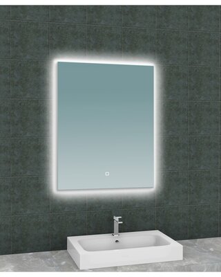 Wiesbaden Soul Spiegel - Met LED, dimbaar en spiegelverwarming - 60 x 80 cm