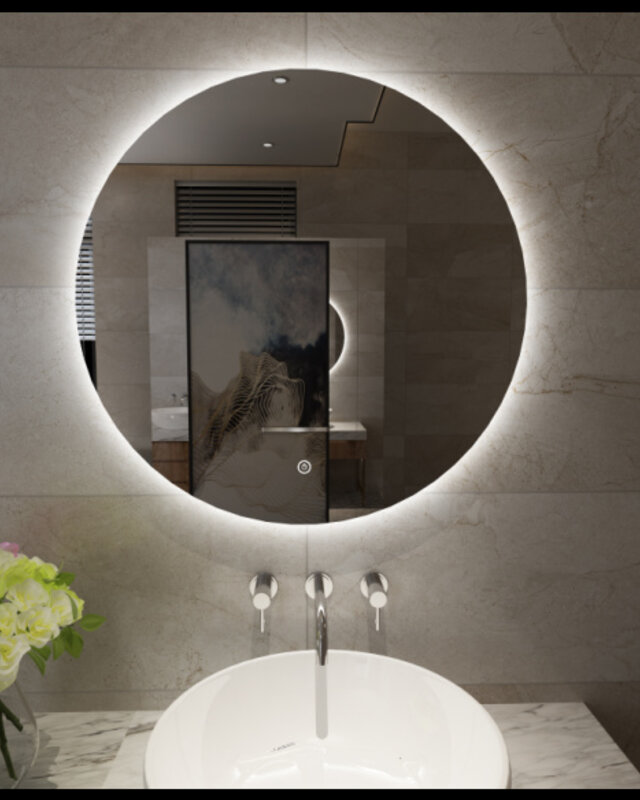 Rene Houtman Giro Ronde Spiegel - Met LED Verlichting  - 60 cm
