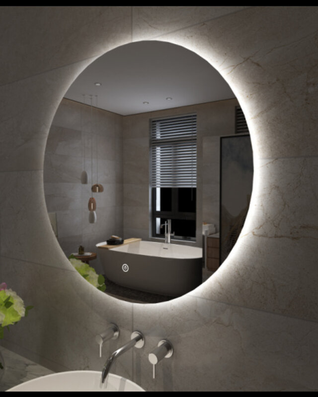 Rene Houtman Giro Ronde Spiegel - Met LED Verlichting  - 60 cm