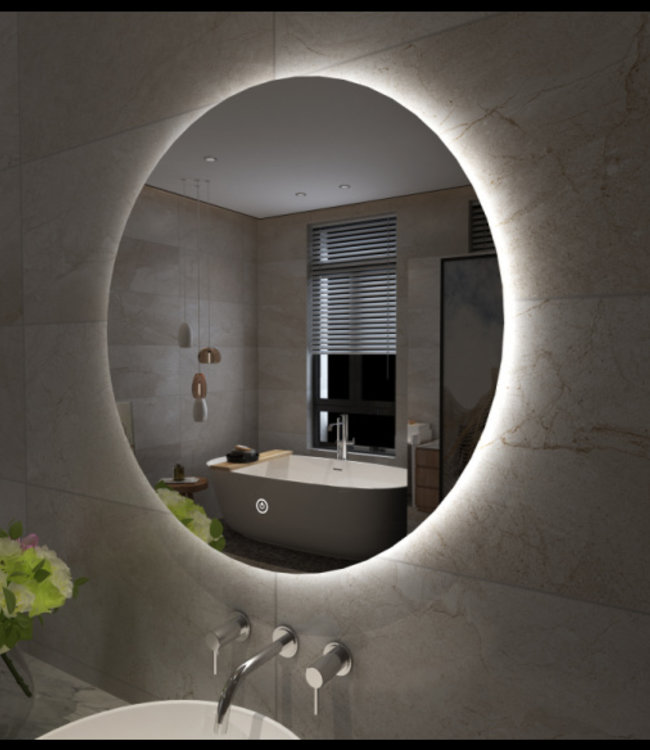 Rene Houtman Giro Ronde Spiegel - Met LED Verlichting  - 60 cm