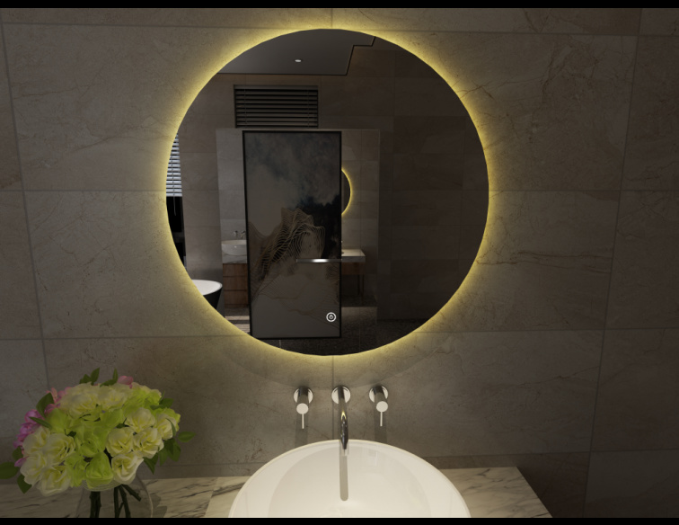 Rene Houtman Giro Ronde Spiegel - Met LED Verlichting  - 60 cm