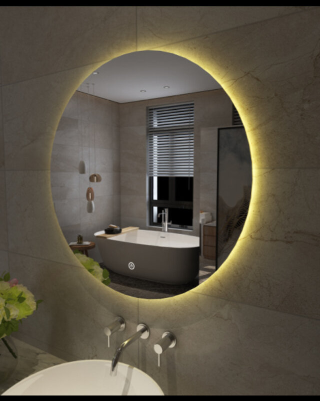 Rene Houtman Giro Ronde Spiegel - Met LED Verlichting  - 60 cm