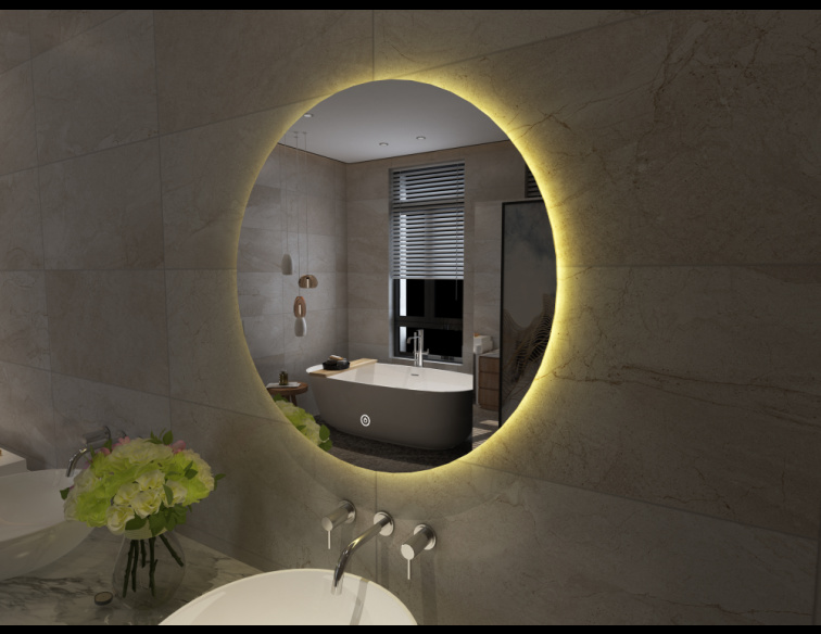 Rene Houtman Giro Ronde Spiegel - Met LED Verlichting  - 60 cm