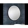 Maro Ronde Spiegel - Met LED Verlichting - Mat Zwart - 60 cm