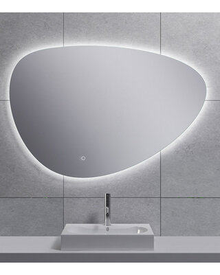 Wiesbaden Uovo Condens-vrije LED Spiegel - Dimbaar - 100 cm