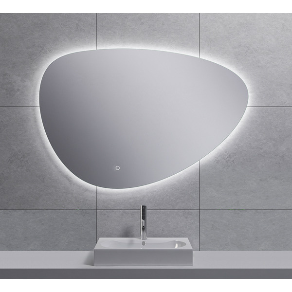 Wiesbaden Uovo Condens-vrije LED Spiegel - Dimbaar - 100 cm
