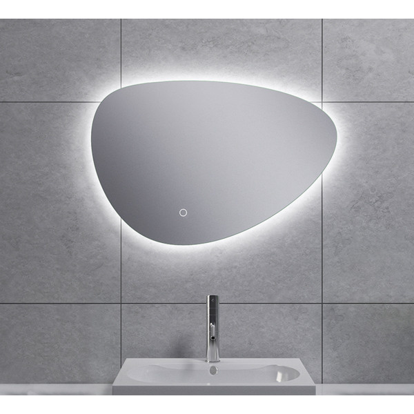 Wiesbaden Uovo Condens-vrije LED Spiegel - Dimbaar - 60 cm