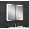 Quatro Spiegelkast met Verlichting - 80 x 70 x13 cm