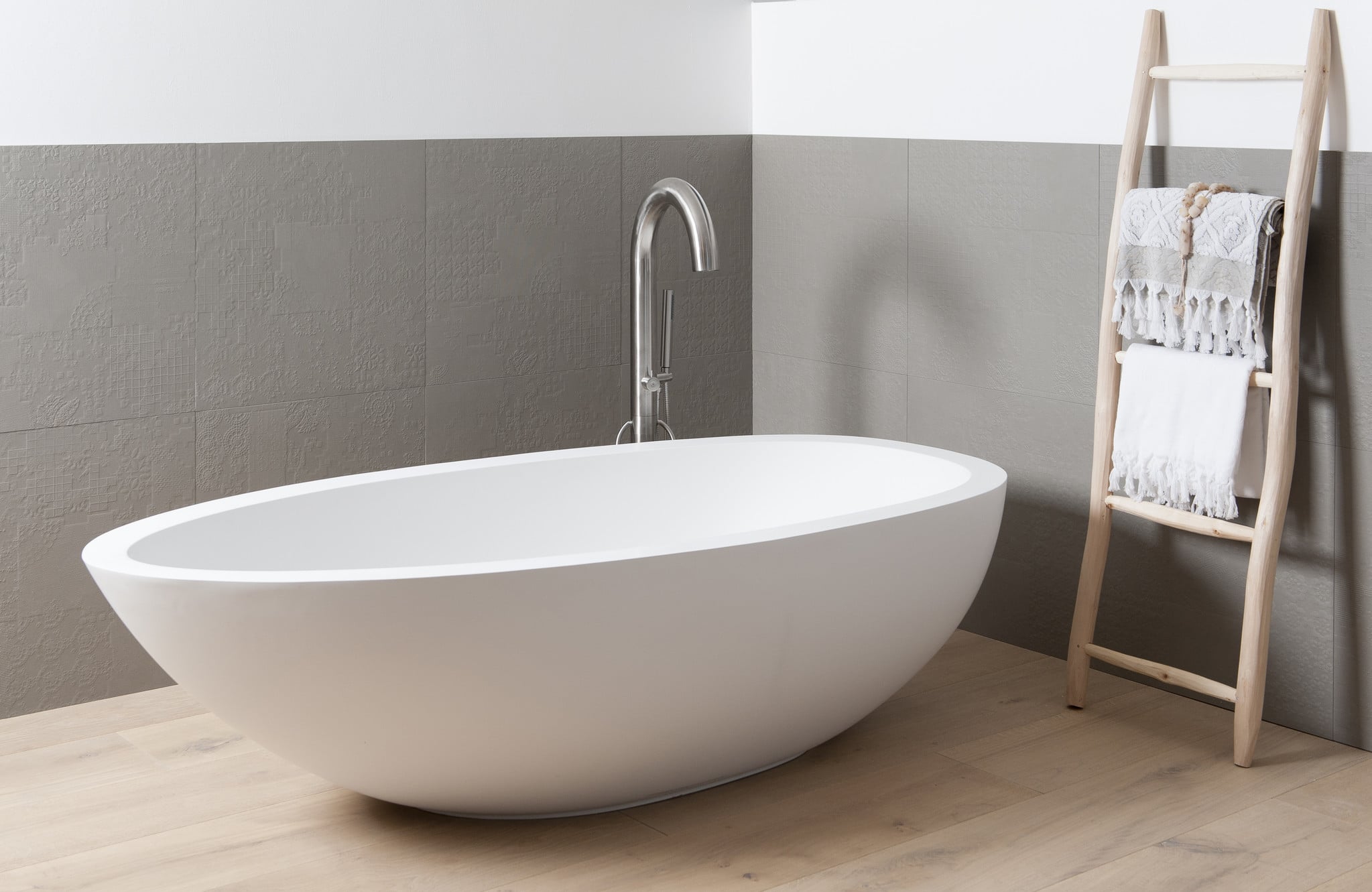 JEE-O Original Vrijstaande Bad-vuller | Met Eengreep-mengkraan en Handdouche | H110 cm