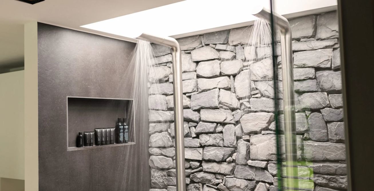 JEE-O Pure Vrijstaande Douche 02 | Met Eengreep-mengkraan en Handdouche | H230 cm