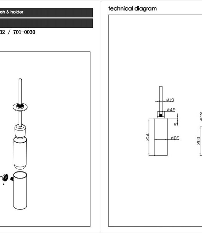 JEE-O SOHO Toiletborstel - Meerdere Kleuren