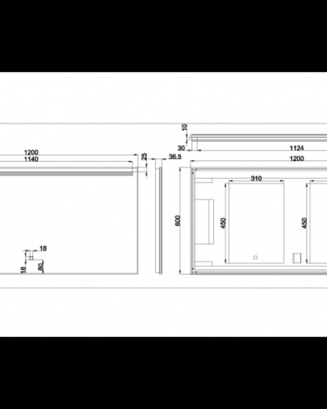 Wiesbaden Ambi One - Condens-vrije Spiegel met LED Verlichting - 120 x60 cm