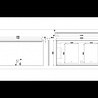 Wiesbaden Ambi One - Condens-vrije Spiegel met LED Verlichting - 120 x60 cm Wiesbaden Ambi One - Condens-vrije Spiegel met LED Verlichting - 120 x60 cm
