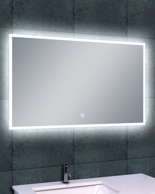 Wiesbaden Quatro-LED Spiegel - Condens-vrij - 100 x 60 cm