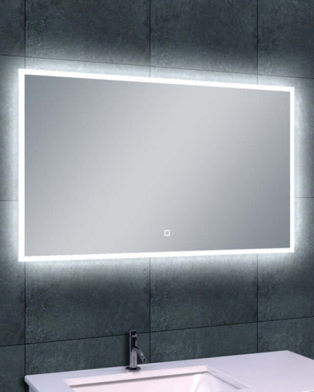 Wiesbaden Quatro-LED Spiegel - Condens-vrij - 100 x 60 cm