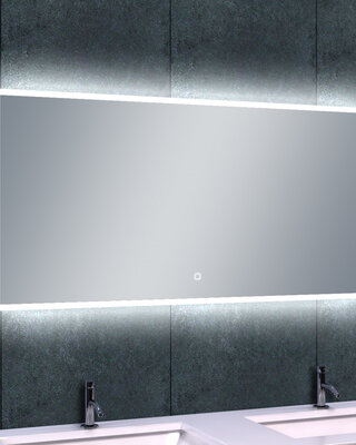 Wiesbaden Quatro-LED Spiegel - Condens-vrij - 120 x 60 cm