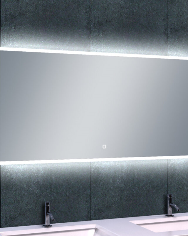 Wiesbaden Quatro-LED Spiegel - Condens-vrij - 120 x 60 cm