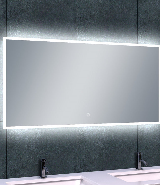 Spiegel Kopen? Quatro-LED Spiegel - Condens-vrij - 120 x 60 cm - Rene  Houtman
