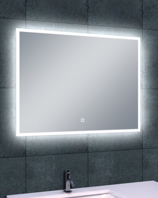 Wiesbaden Quatro-LED Spiegel - Condens-vrij - 80 x 60 cm