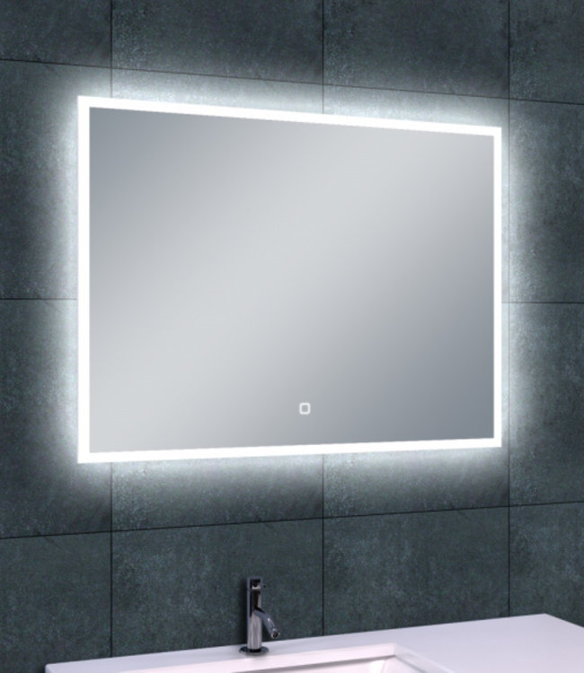 Wiesbaden Quatro-LED Spiegel - Condens-vrij - 80 x 60 cm