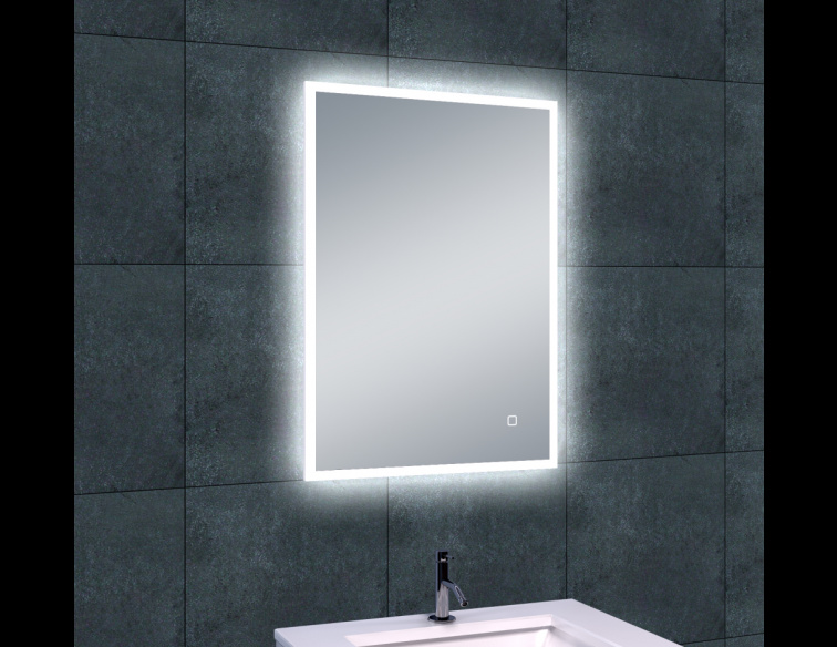 Wiesbaden Quatro-LED Spiegel - Condens-vrij - 70 x 50 cm