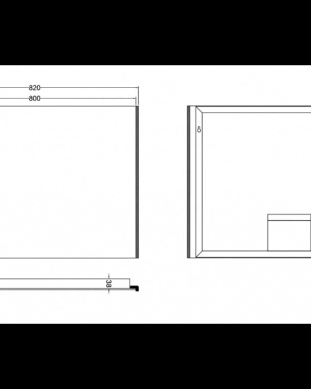 Wiesbaden Duo-LED Spiegel - Condens-vrij - 80 x 60 cm