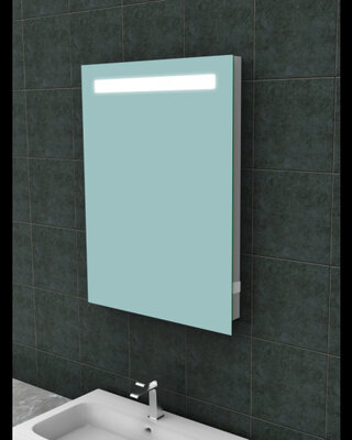 Wiesbaden Tigris Spiegel met LED Verlichting + stopcontact  - 60 x 80 cm