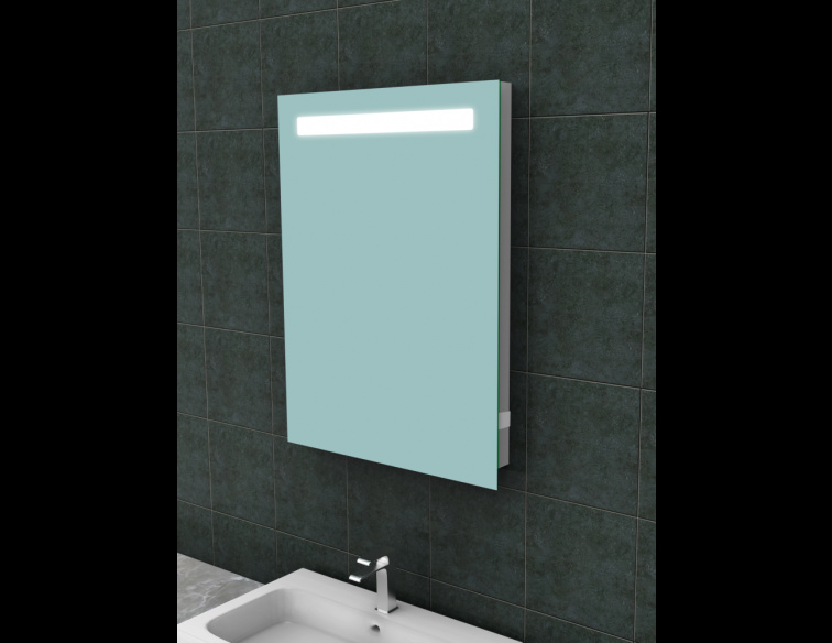 Wiesbaden Tigris Spiegel met LED Verlichting + stopcontact  - 60 x 80 cm