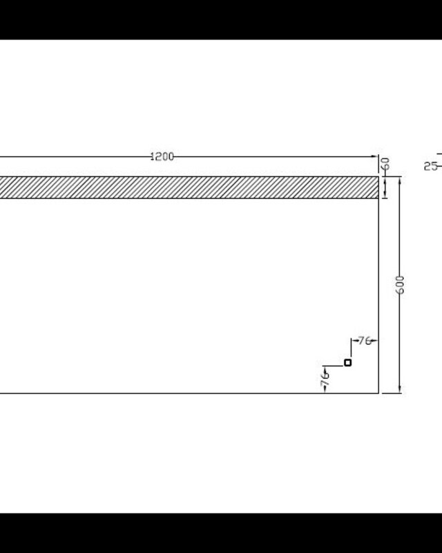 Wiesbaden Single dimbare LED Spiegel - Condens-vrij - 120 x 60 cm