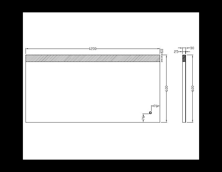 Wiesbaden Single dimbare LED Spiegel - Condens-vrij - 120 x 60 cm