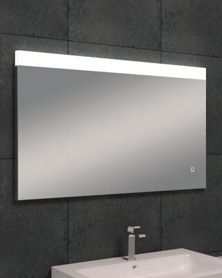 Wiesbaden Single dimbare LED Spiegel - Condens-vrij - 100 x 60 cm