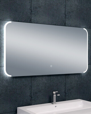 Wiesbaden Bracket - Dimbare LED Spiegel - Condens-vrij - 120 x 60 cm