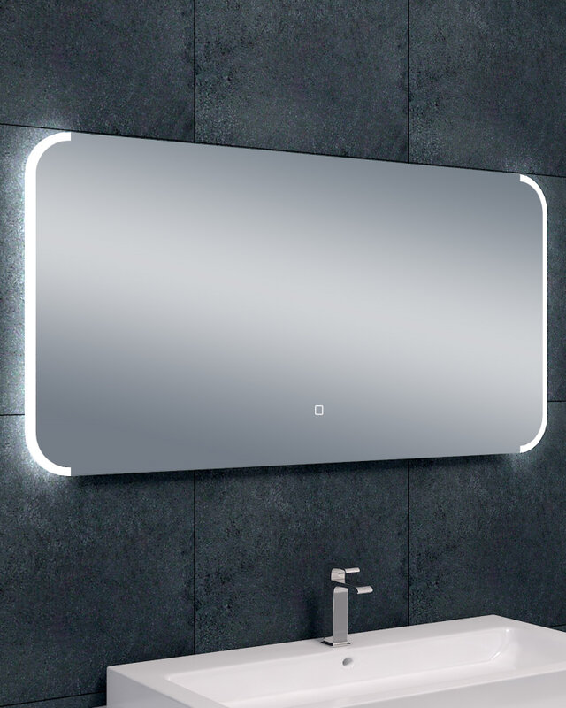 Wiesbaden Bracket - Dimbare LED Spiegel - Condens-vrij - 120 x 60 cm