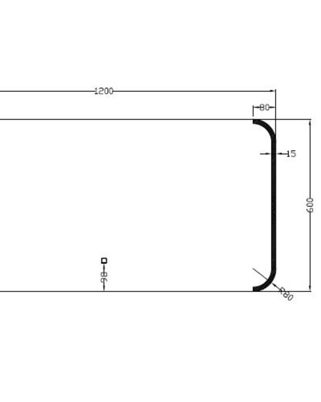 Wiesbaden Bracket - Dimbare LED Spiegel - Condens-vrij - 120 x 60 cm