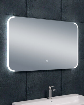Wiesbaden Bracket - Dimbare LED Spiegel - Condens-vrij - 100 x 60 cm