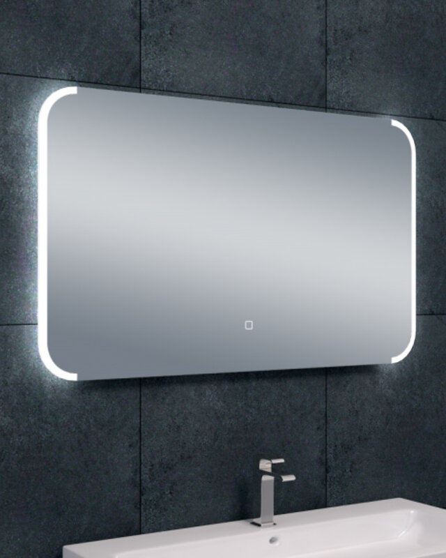 Wiesbaden Bracket - Dimbare LED Spiegel - Condens-vrij - 100 x 60 cm