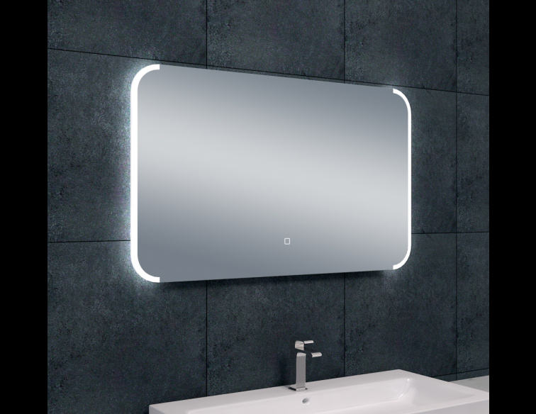 Wiesbaden Bracket - Dimbare LED Spiegel - Condens-vrij - 100 x 60 cm
