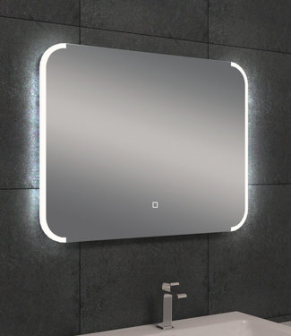 Wiesbaden Bracket - Dimbare LED Spiegel - Condens-vrij - 80 x 60 cm