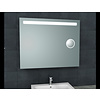 Tigris Spiegel met LED Verlichting en Scheerspiegel - 100x80 cm