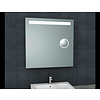 Tigris Spiegel met LED Verlichting en Scheerspiegel - 80x80 cm