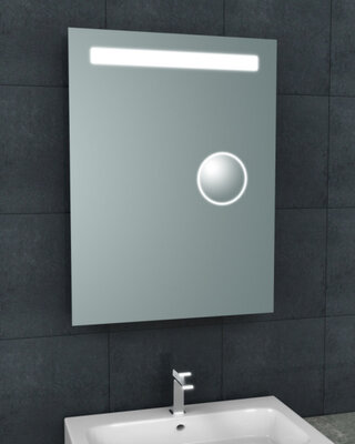 Wiesbaden Tigris Spiegel met LED Verlichting en Scheerspiegel - 60x80 cm