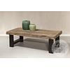 Robuuste Salontafel - Oud Hout - L60 x B120 cm