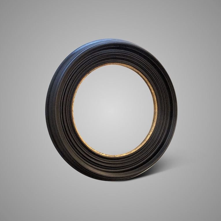 Brynxz Spiegel Rond Rusty Zwart/Goud 70 cm