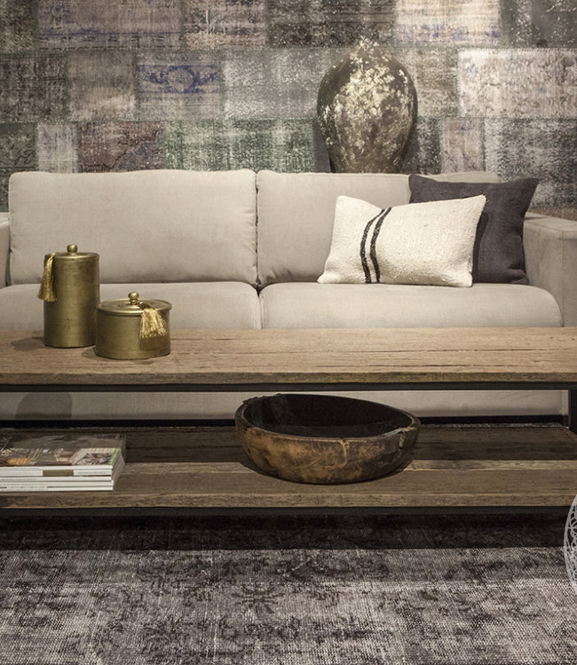 Be-Uniq Salontafel Shelf - Oud Hout - L50 x B160 x H45 cm