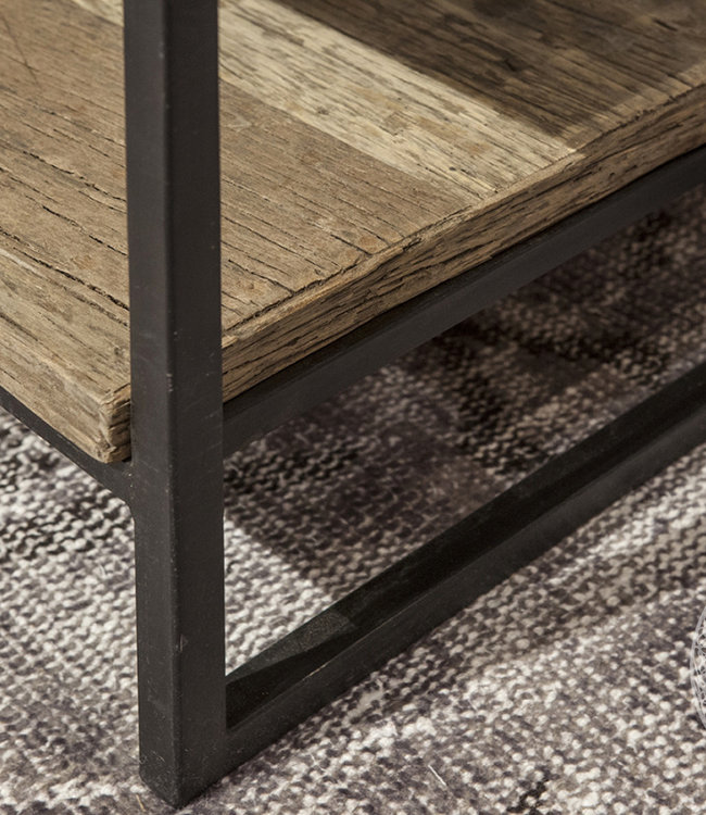 Be-Uniq Salontafel Shelf - Oud Hout - L50 x B160 x H45 cm