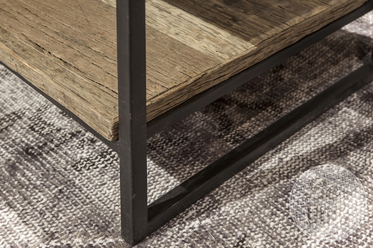 Be-Uniq Salontafel Shelf - Oud Hout - L50 x B160 x H45 cm